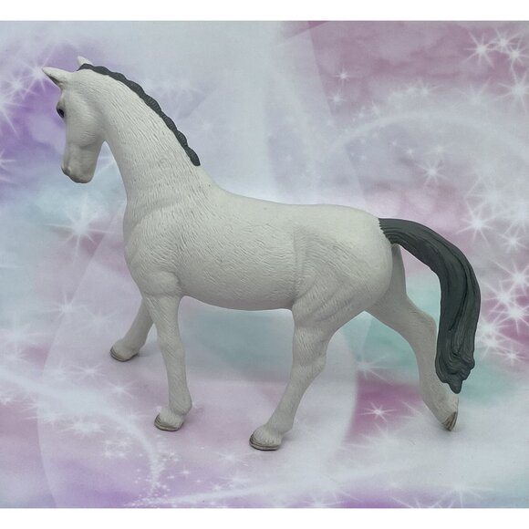 Schleich Gray Trakehner Horse Mare Figure Hair Ties 2020 Advent Calendar 98269 - Picture 2 of 3